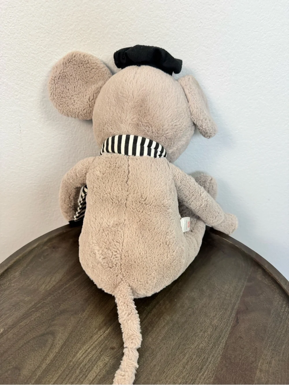 Baby Aspen‎ Monsieur Lesqueak Mouse Plush Stuffed Animal Toy French Scarf Beret